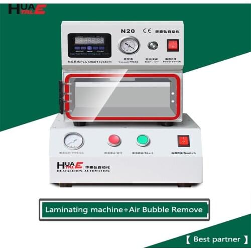 N20 LCD Laminating Machine OCA Laminator For Samsung Edge Touch Screen Refurbish For iPhone Android Phone + bubble remover