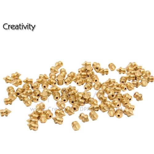 10PC CR-X 2 in 1 out 3D Printer Part CR-X 0.4/0.6/0.8MM Hotend Extruder Nozzle For Creality 3D CR-X Printer Parts Hotend