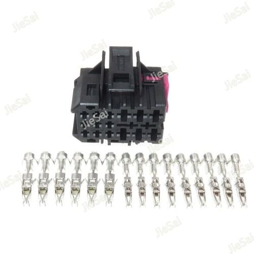 15 Pin 1J0 962 615 Auto Car Computer Board Connector Plug ECU Socket 1J0962615 For VW