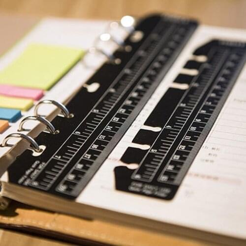 20cm/15cm Filofax Notebook A5 A6 PVC Bookmark Ruler Straight Rulers,scrapbook Tool For Kids Student Gift School Supplies