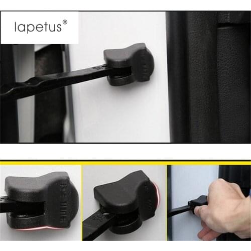 Lapetus Accessories For Hyundai Tucson 2016 - 2020 Plastic Car Door Arm Stop Rust Waterproof Protection Molding Cover Kit Trim