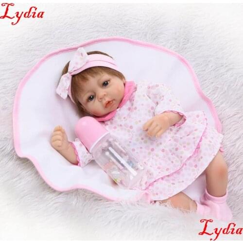 Bebe real alive silicone dolls 16" 40cm NPK brand newborn baby girl dolls toys gift soft BJD bonecas