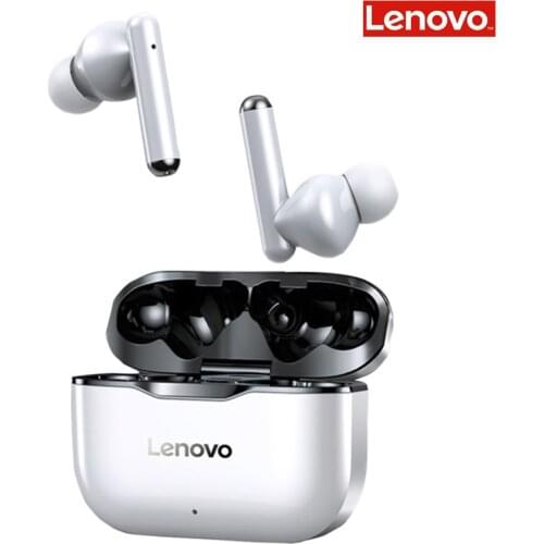 Lenovo LP1 Wireless Headphones Auriculares Bluetooth5.0 Waterproof Sport Earbud Noise Cancelling Mic Dual Stereo HIFI Bass Touch