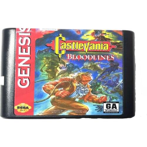 Castlevania Bloodlines For Sega Mega drive 16 bit MD Games Card For Sega Mega Drive For Genesis
