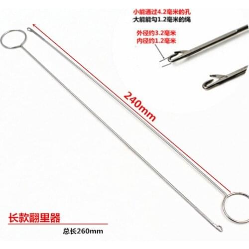 Diy Hand Stitching Needle Sewing Tools Embroidery Bead Long Tongue Crochet String Bead Hook Crochet Hooks 5pc/lot