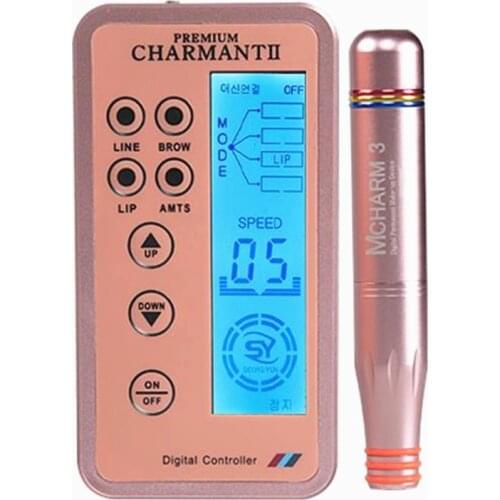 Electric Digital Tattoo Machines Permanent Makeup Pens For Eyebrows Lips Body Tattoo Cosmetic Kits Make Up Cartridge Needles