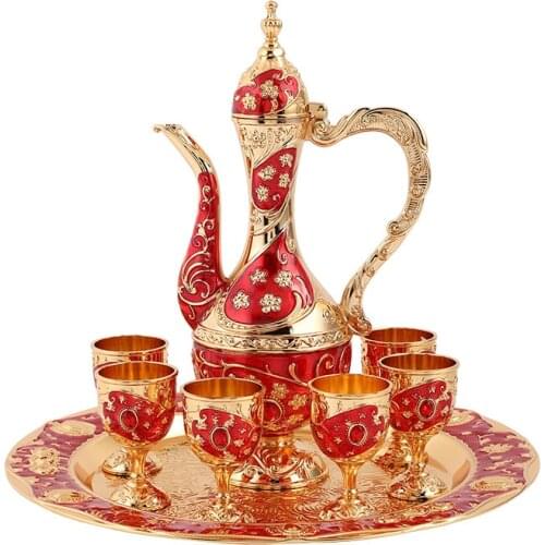 European small wine plate pattern wine dispenser household wedding festive supplies wine utensils wholesale shot glasses