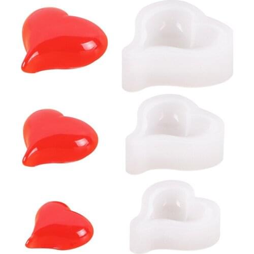 Long Tail Love Heart Mold UV Resin Epoxy Jewelry Carft Mold Dried Flower Decorative Handcraft Clay Molds Making Tools