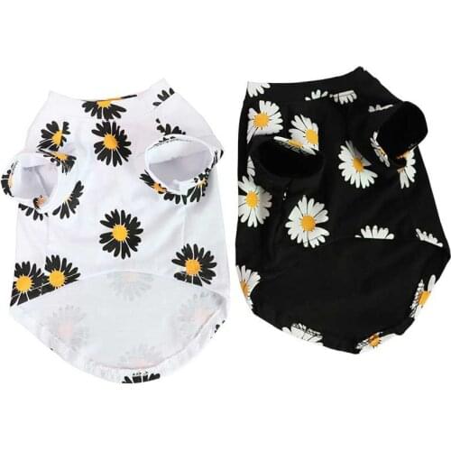 Puppy Boy T-shirt For Dog Hawaiian Shirt Summer Dog Clothes Accessories Apparel Costumes Chihuahua Vest Pet Supplies 2021