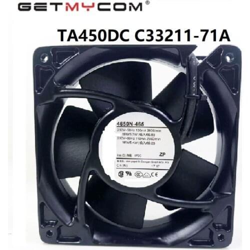 Getmycom original TA450DC C33211-71A 12038 1238 12CM 12V 0.49A DC 120*120*38MM Server Cooling Fan radiation fan