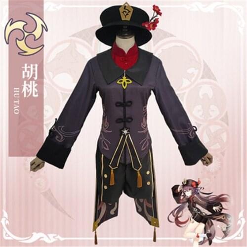 Genshin Impact HUTAO Cosplay Costume, A Full Set Of Costumes, Complete Accessories, 100% Similarity With The Game Characters