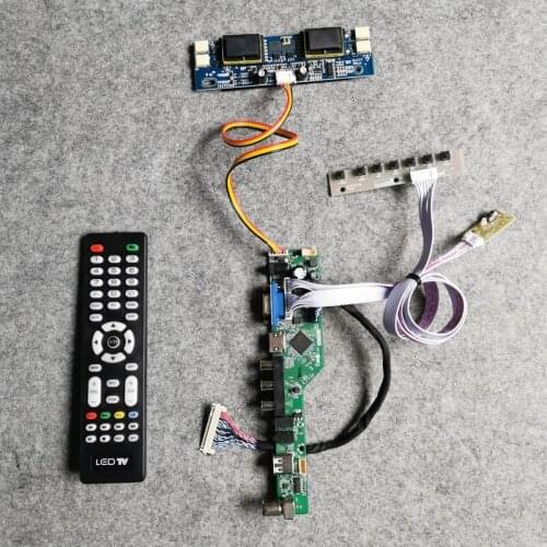 LVDS 30-Pin LCD display drive board 1920*1080 screen VGA+AV+USB 4CCFL For LTM230HP01/LTM230HT01/LTM215HT02/CLAA215FA01 kit