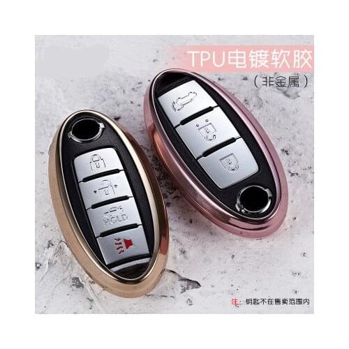 New TPU Car Key Cover Case for Nissan Tidda Livida X-Trail T31 T32 Qashqai Teana March Juke For Infiniti EX FX G25 FX35 EX35 QX5