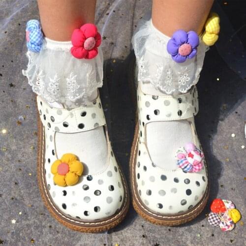 Japanese sweet lolita shoes vintage round head thick bottom women fashion shoes round head flat platform shoes kawaii cosplay