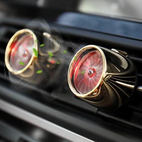 1 PCS Air Force Design Top Quality Car Air Freshener Vent Clip Car Perfume Refill With Led Atmosphere Lights Auto Car Fragrance