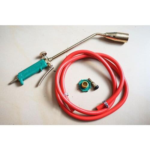 Handle Soldering Weld Blow Torch Liquefied Gas Piezo Fire Lighter Tube 2 Switch