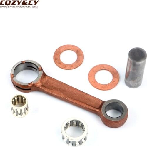 Motorcycle Crankshaft Connecting Rod for Yamaha DT50 Enduro SM DT50R TZR50 TZR50R LC 50cc Minarelli AM6 Engine 2 Stroke