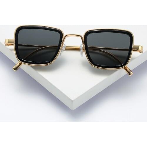 New Vintage Classic Brand Design Men Sunglasses Fashion Luxury Women Sun Glasses Unisex Metal Small Frame Glasses Uv400