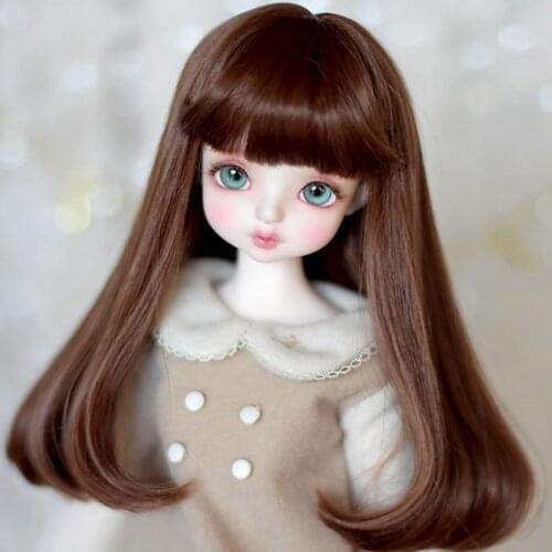 [wamami] Brown Wig For 1/4 MSD 1/3 SD DZ AOD BJD Dollfie