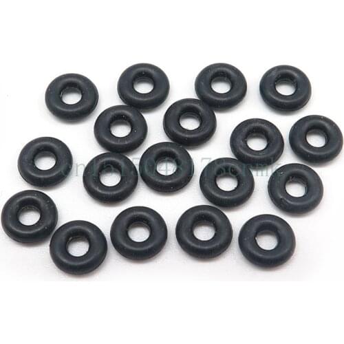 100Pcs rubber ring black rod clip O-shaped ring powerful elastic fishing rings stopping the rod Fishing Accessories