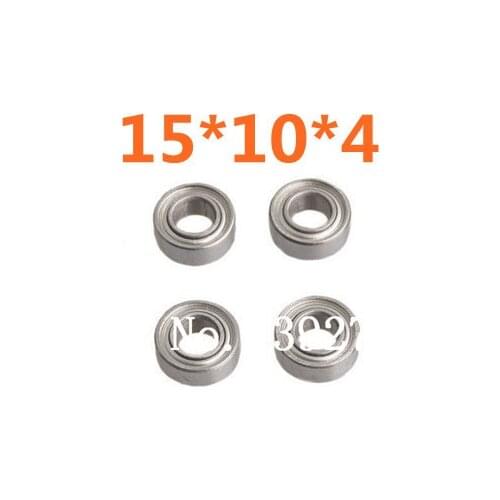 4Pcs HSP 86693(286068B) Steel Upgrade Parts Ball Bearing Axle 15x10x4 02138 1/10 1/16 For RC Cars Truck Buggy Kidking METEOR
