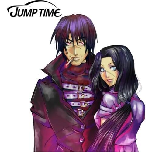 JumpTime 13 x 10.5cm Kaze Sae VAN Bumper Window Car Stickers Window Trunk Waterproof Personality Deal Anime Vinyl Car Wrap