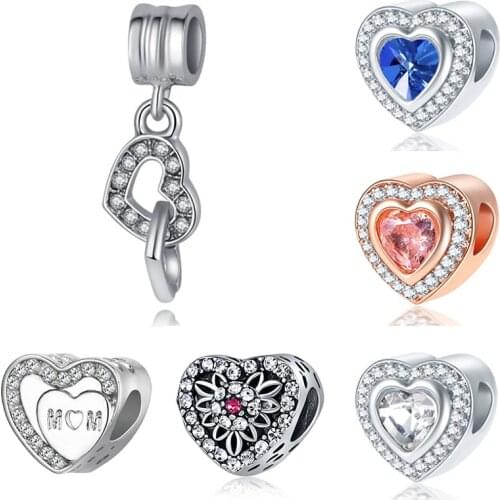 Fit berloque pulseira charms silver plata de ley original bracelet beads for fashion jewelry making bijoux charm