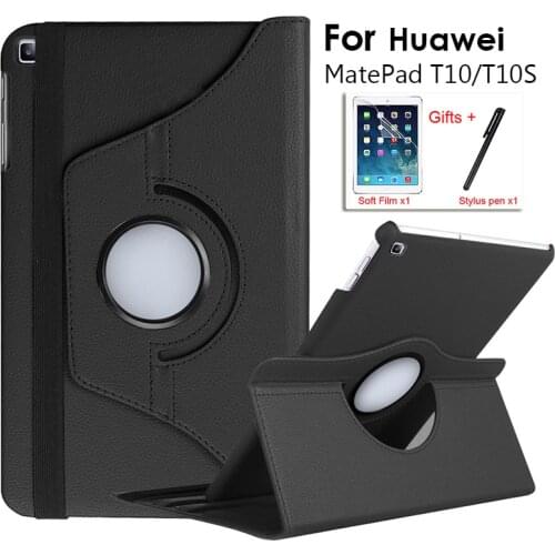 Case For Huawei MatePad T10S 10.1 AGS3-W09 L09 Protective Cover Genuine Leather case for Matepad T10 S T10s 10.1" Tablet