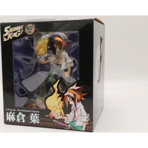 Hot Sale Shaman King Yoh Asakura Amidamaru Classic Comic Anime Takei Hiroyuki 18CM Figure Model Toys