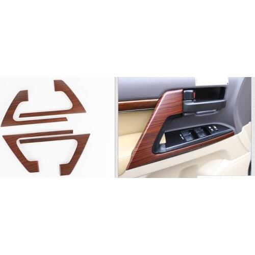 Chrome Car Styling 2008-2017 Door Handle holder Bowl AC Outlet Vent Cover Panel Trim For Toyota LC Land Cruiser 200 Accessories