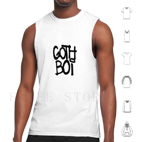 Lil Peep Goth Boi Cool Original Design Tank Tops Vest Sleeveless Lil Peep Bexey Gothboyclique Come Over When You Are Sober