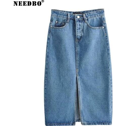 NEEDBO Midi Pencil Skirts