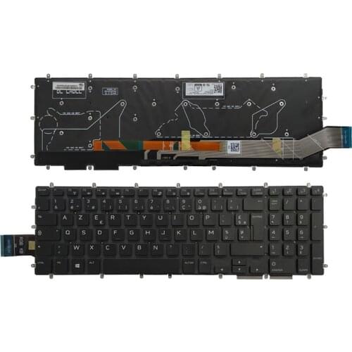 New French laptop keyboard for DELL Alienware M17 ALW17M M15 ALW15M R1 P79F P79F001 Backlit keyboard