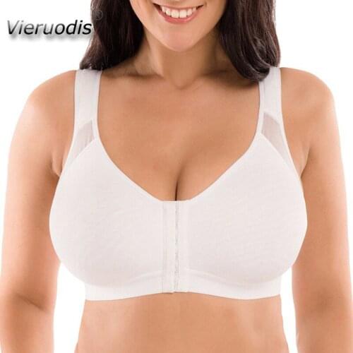 2020 New Cross Back Posture Corrector Push Up Bra for Women Breathable Underwear Shockproof Sports Support Fitness Vest Bras