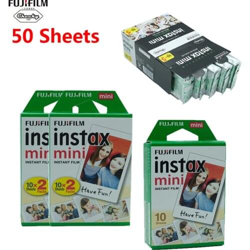 Fujifilm instax mini Film 10-50 Sheets Fuji 11 9 8 films white Edge films for instant mini 11 9 8 7s 25 50s 9 90 special design