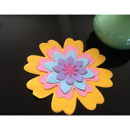 Flowers Metal Cutting Dies Template for DIY Scrapbooking Embossing Paper Cards Flower Album Crafts Stamps Dies