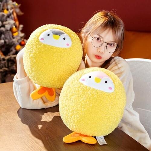 Lovely Plush Toy Penguin Cos Tempura Stuffed Animal Doll Children Sofa Cushion Soft Cartoon Penguin Pillow Kids Creative Gifts
