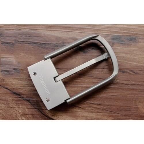 Titanium Anti-allergy Belt Buckle Pin Buckle Waist 3.5 CM Super Light Sweat-resistant Waist Belt Head