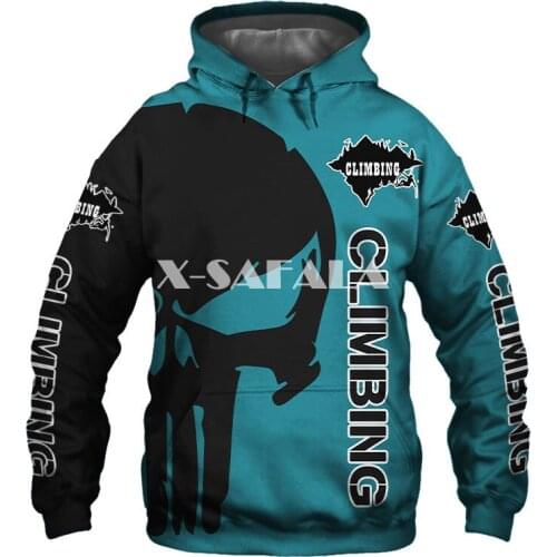 Climbing Punisher Skull 3D Full Print Size Hoodie Man Women Harajuku Outwear Zipper Pullover Sweatshirt Unisex6
