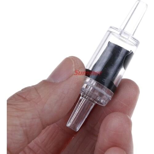 Smart Home 1PC 4mm Practical One Way Anti-backflow Check Valve CO2 Aquarium Fish Tank Air Pump 45x4mm