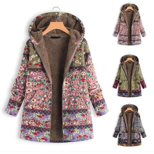 Punk Designer Womens Sweatshirt Autumn and Winter Printed Casual Large Size Hooded Warm Jacket Female clothing clothes coat