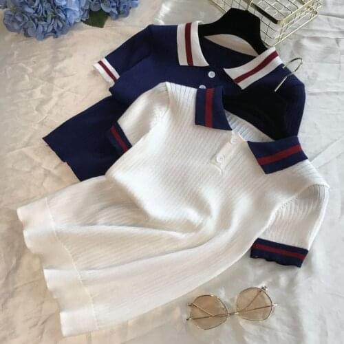 Women Polo Shirts Short Sleeve Casual Women Shirts Solid Tees Cotton Polo Women Shirts Turn-down Neck Female Shirts 2021