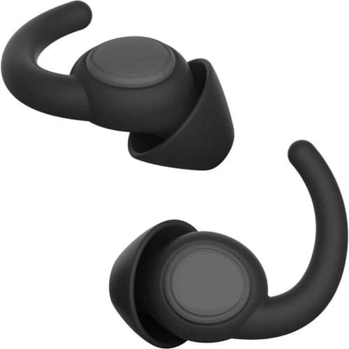 1 Pair Silent Noise Reduction Shark Fin Earplugs Comfortable Earplugs With Sound Insulation Reduce Sleep Noise Earplugs