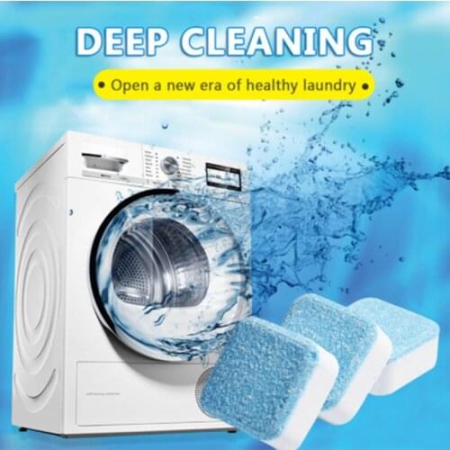 1 Tab Washing Machine Cleaner Descaler Washer Cleaning Detergent Effervescent Laundry Tablet Washer Cleaner For Washing Machine