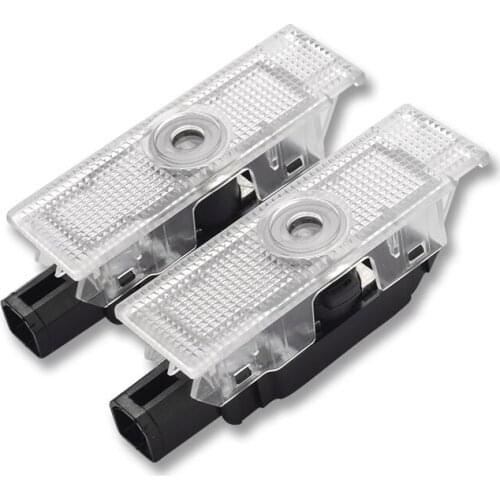 2X Car Interior Light LED Door Step Courtesy Shadow Light Warning Lamp For Maserati Quattroporte Ghibli Levante Auto Accessories