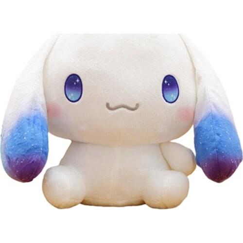 33cm Plush Toys Sanrio Cinnamorol Mymelody Kuromi Starry Eyes Ear Doll Rag Doll Soft and Comfortable Girl Birthday Gifts