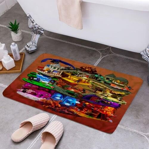 Souls Demake 3D Print Doormats Rectangle Non-Slip DoorMat Bedroom Kitchen Entrance Print Door rugs Dropshipping