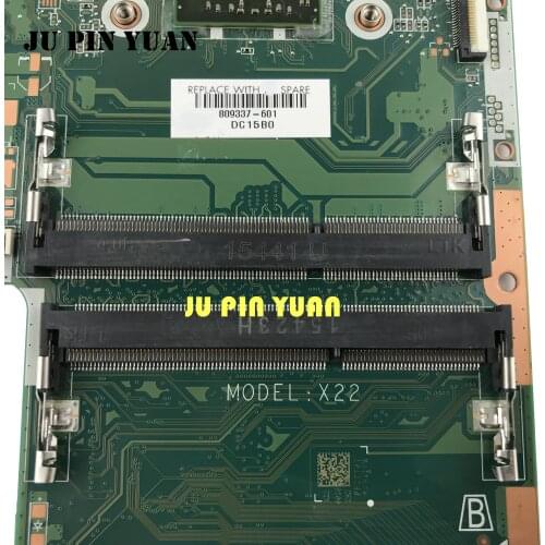 809337-001 809337-501 DA0X22MB6D0 X22 for HP Pavilion Notebook 15-ab Series Motherboard 809337-601 with A8-7410 CPU
