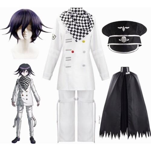 Anime Danganronpa V3 Kokichi Oma Cosplay Costume President Oma Cosplay Cloak Set