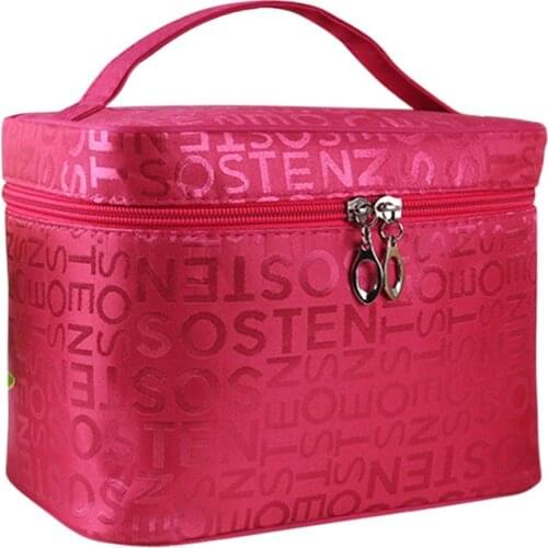 Free shipping Woman Extra Large Capacity Cosmetic Bags Big Travel Toiletry Bag Letter Pattern Necessary Organ Makeup Bag Storage